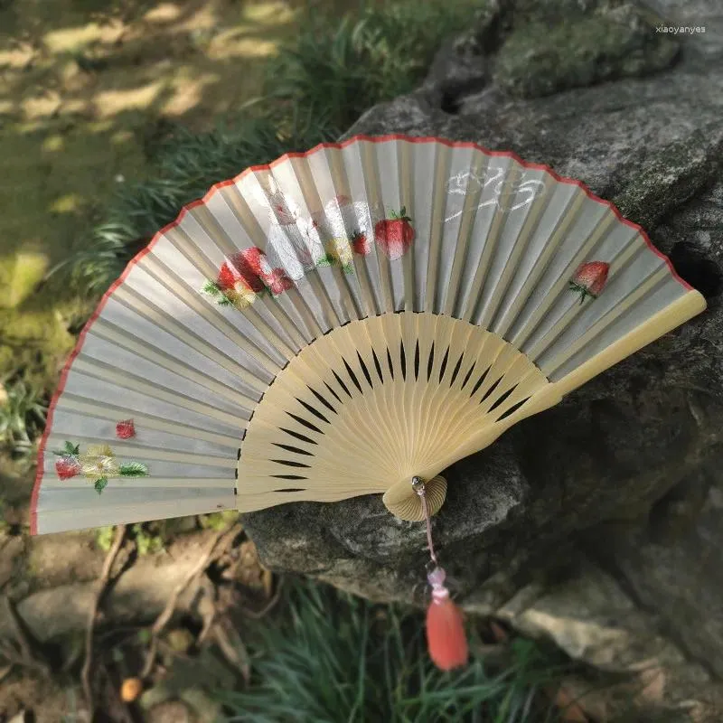 Figurine decorative Casa Fan Daily Daily Portable Rocking Chinese Grovine in stile Calcolatura pieghevole Vanta