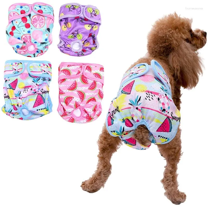 Dog Apparel Lavável shorts fêmeas de cachorro calças de cachorro