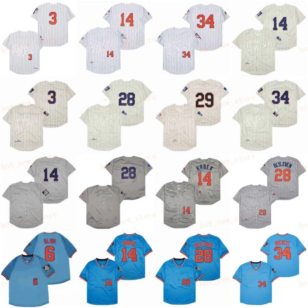 In pensione 3 Harmon Killebrew Baseball Jersey 6 Tony Oliva 14 Kent Hrbek 28 Bert Blyleven 29 Rod Carew 34 Kirby Puckett 1991 1969 Stitch retrò retrò vintage