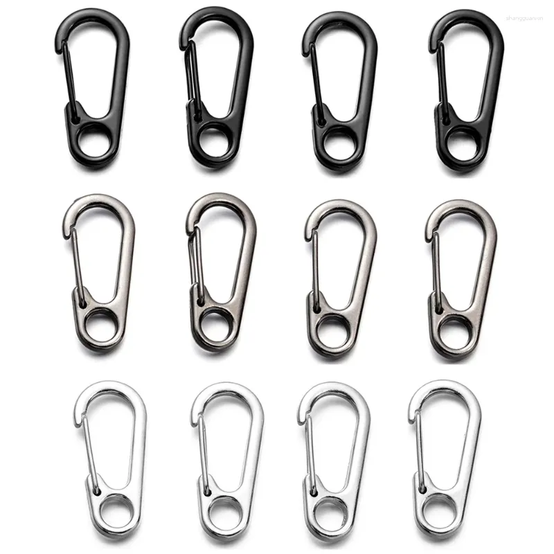 Keychains 5 / 10pcs Classement de homard Buckle Keychain Carabiners Outdoor Camping Builles