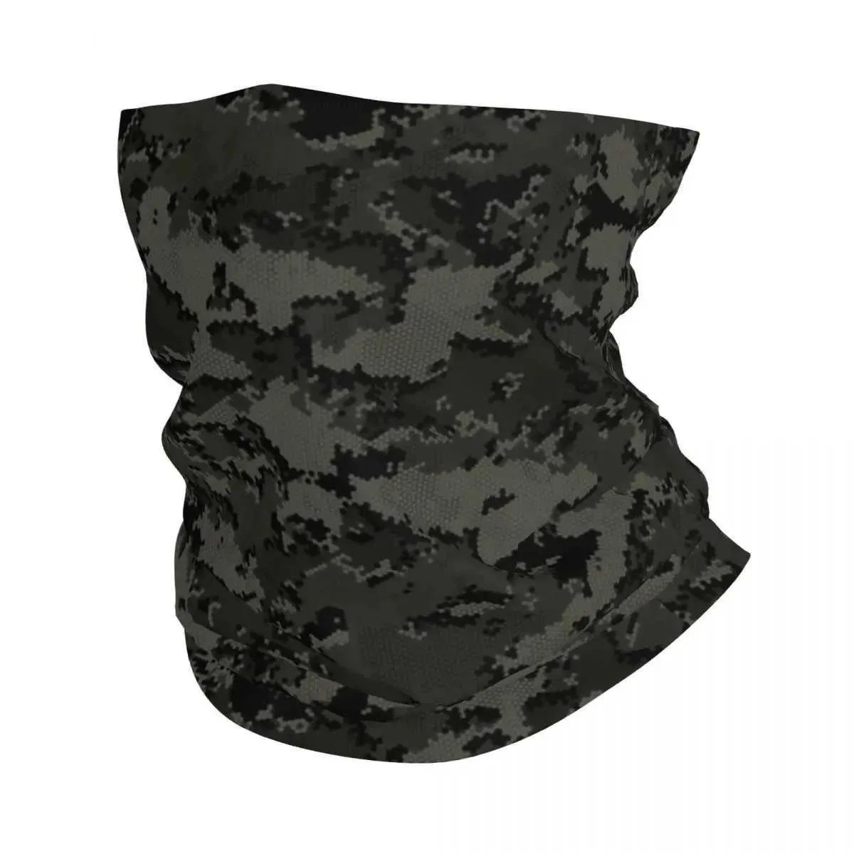 Fashion Face Masks Neck Gaiter noir Alpha Zulu Camouflage Collar Gete Womens UV Face Shield Winter Military Bandana Bicycle Scarf Q240510