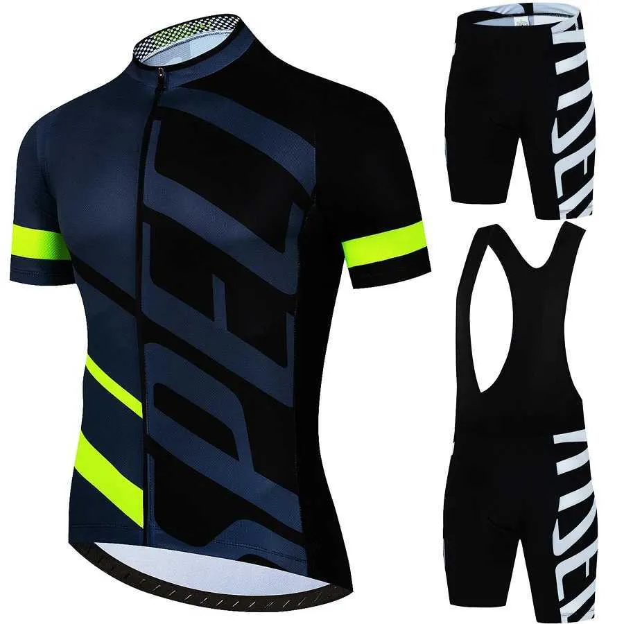 Fans Tops Tees 2018 Professionelles Team Fahrrad -Trikot Set Summer Clothing MTB Uniform Maillot Seil Ciclismo Herren Set Q240511