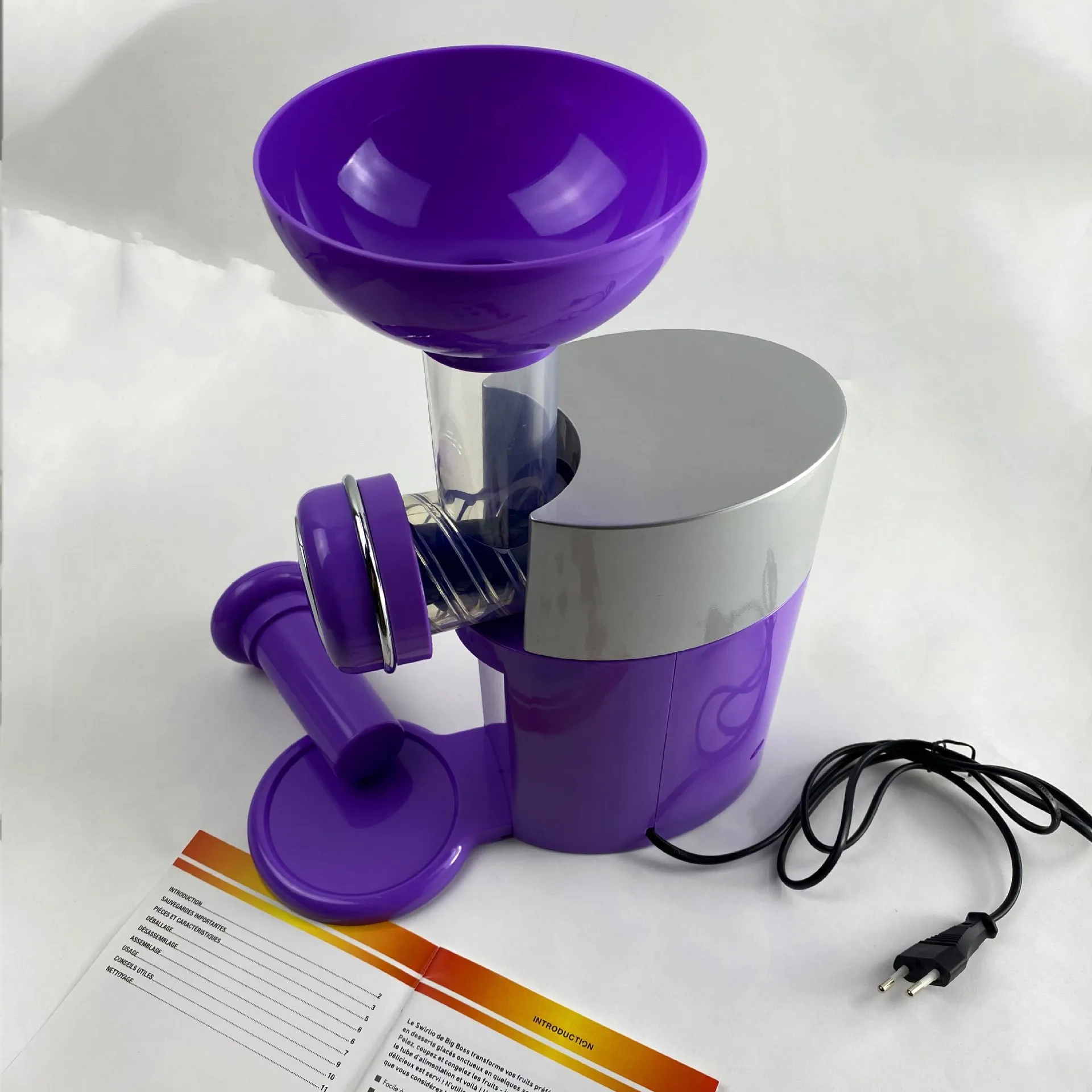 DHgate Big Boss Swirlio Ice Cream Maker DIY Household Fruit Ice Cream Machine Mixer Household Appliances