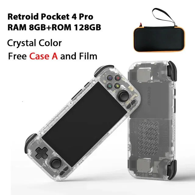 Retroid Pocket 4 Pro Handheld Portable Console With 4.7 Touch 