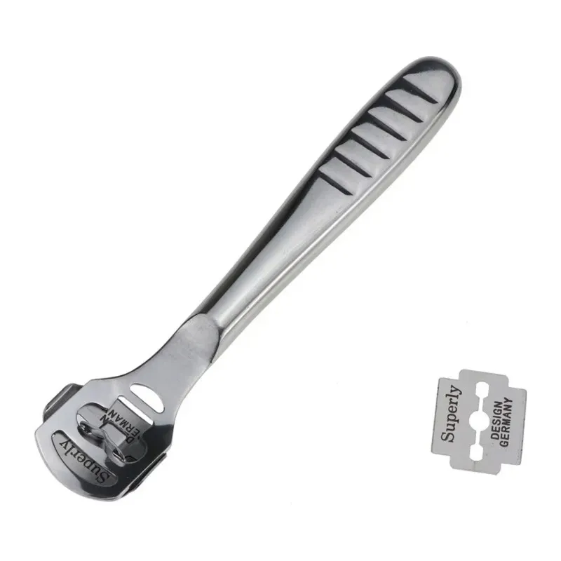 Foot Clear Razor Stainless Steel Foot Shaver Callus Remover with AC Power for Foot Skin ...
