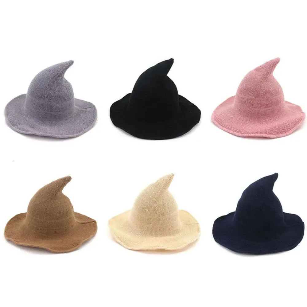 Witch 1 Woolen Modern Women PCS Lady Made From Fashionable Sheep Wool Halloween Festival Party Hat Sep02