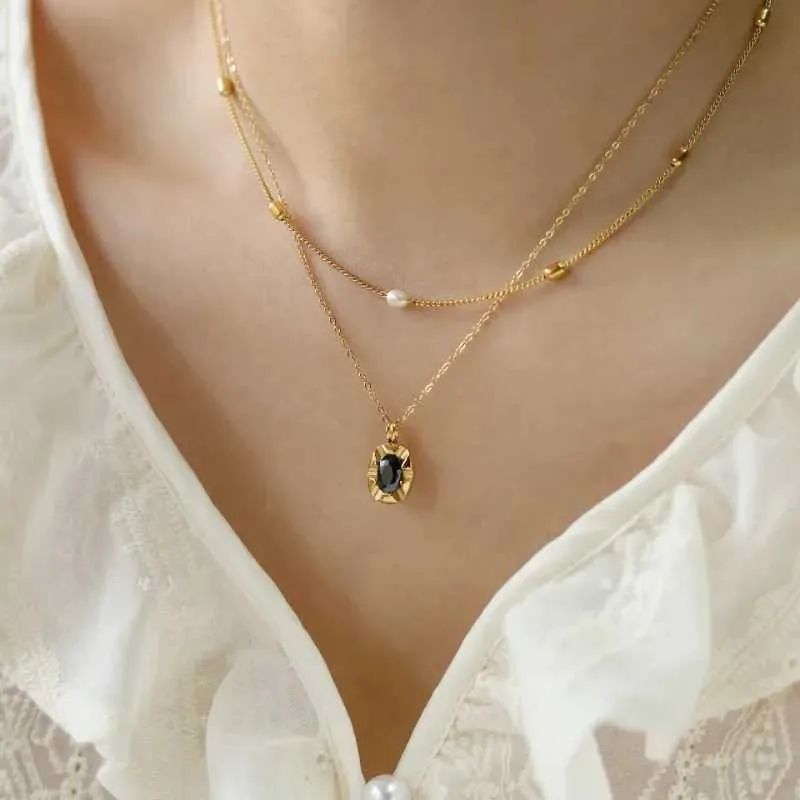 Colares pendentes minar de ouro francês banhado a ouro de água doce reais pérolas de pérolas colar de gargantilha para mulheres jóias casuais de partido