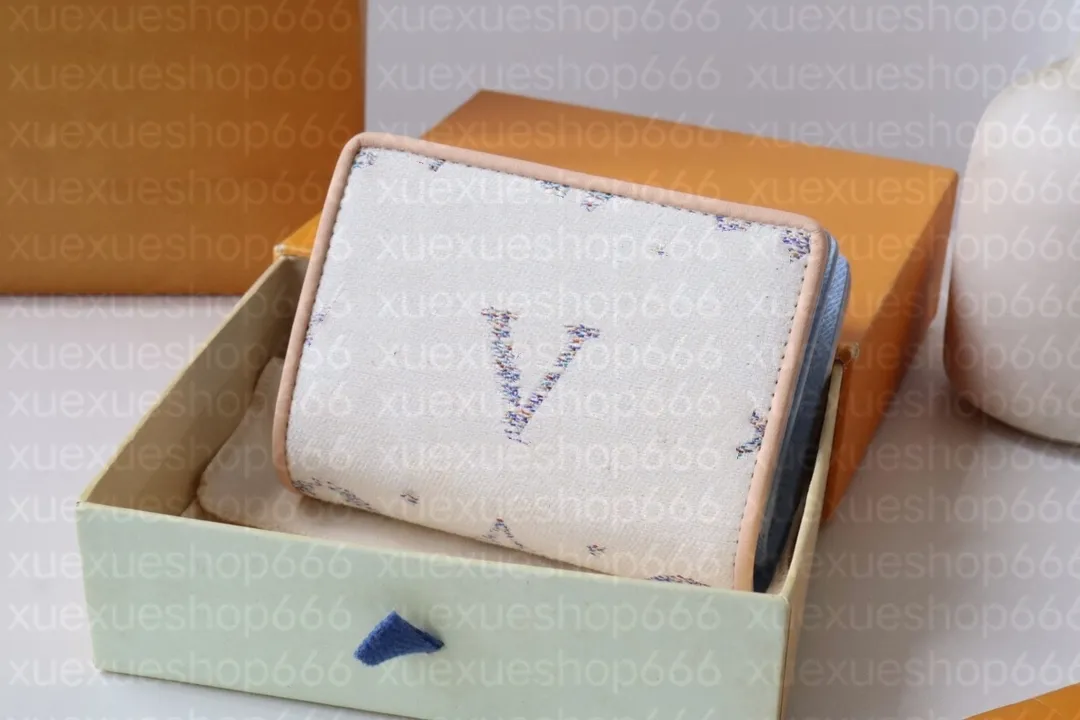 Luxe tassen dames korte portefeuilles geborduurde kleurrijke letters vouwen gesp portels klassiek merk meerdere lange portefeuilles luxe merk dames kaartzakken koppelingszakken