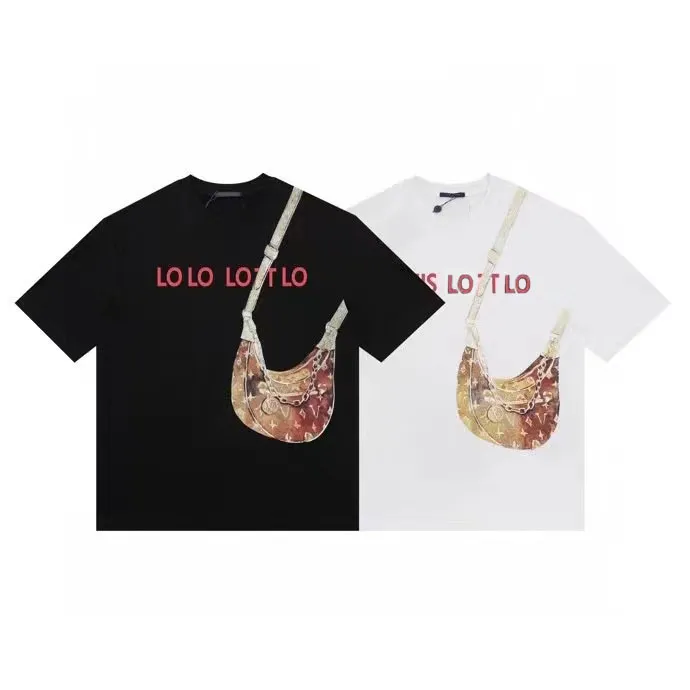 T-shirts pour hommes designer Shirts d'été Marque de luxe Lu T-shirts pour hommes et femmes à manches courtes Hip-Hop Street Tops