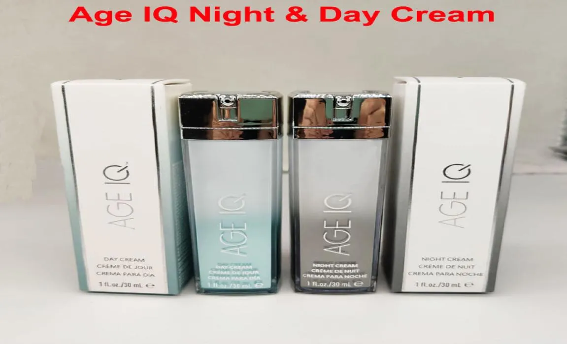 Ålder IQ Night Cream Day Cream 30ml Nerium Skin Care Fuktande ansikte Krämig förseglad Box7901058