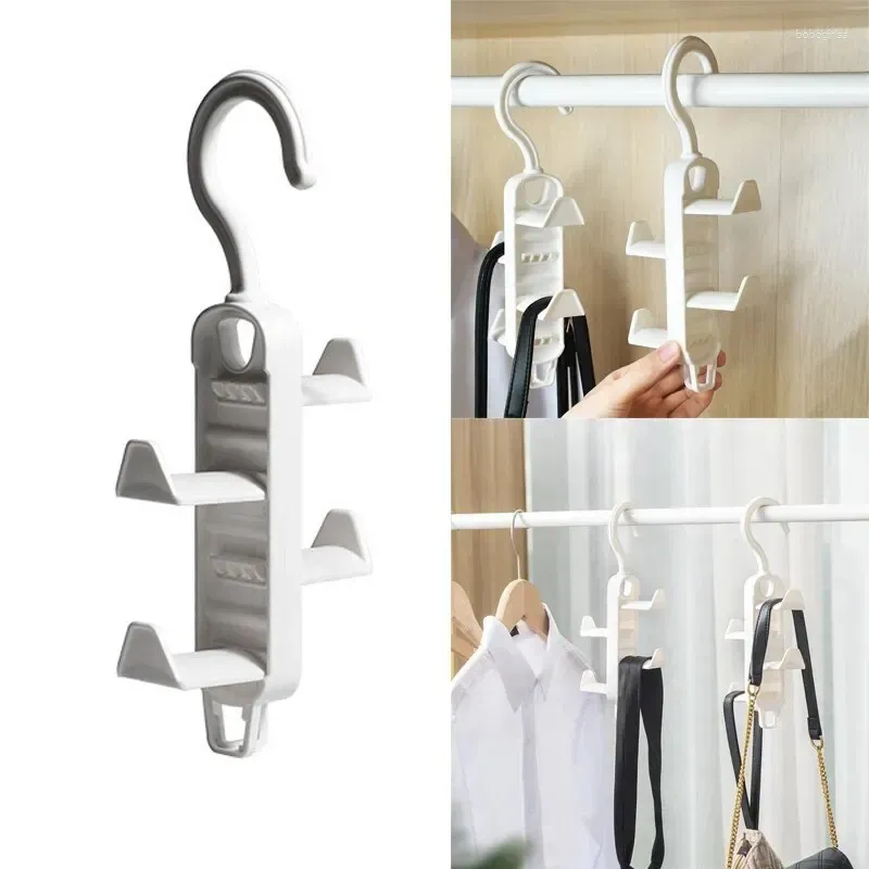 DHgate Space Saving Multi Layer Hanger Hooks Wardrobe Closet Organizer for Clothes Bags Scarves and Belts Home Garden