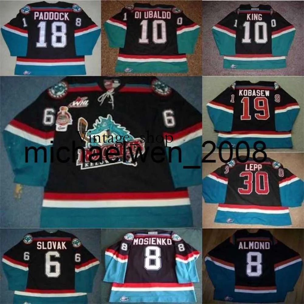 Vin Weng Mens Womens Kids WHL Kelowna Rockets 19 Chuck asew 30 Josh Lepp 10 DJ 6 Tomas Slovak Ice Hockey Jerseys Goalit Cut