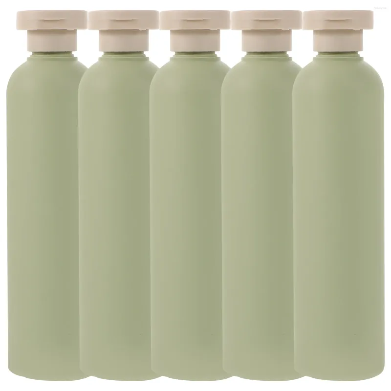 Bottiglie di stoccaggio bottiglia per capelli vuoto bottiglia ricaricabile shampoo da viaggio da viaggio in plastica crema