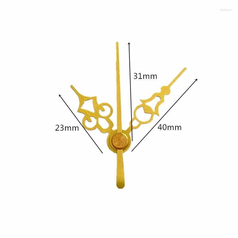 Klokken accessoires tabel klok diy kwarts gouden uur minuut met tweedehands voor vervangende uurwerk