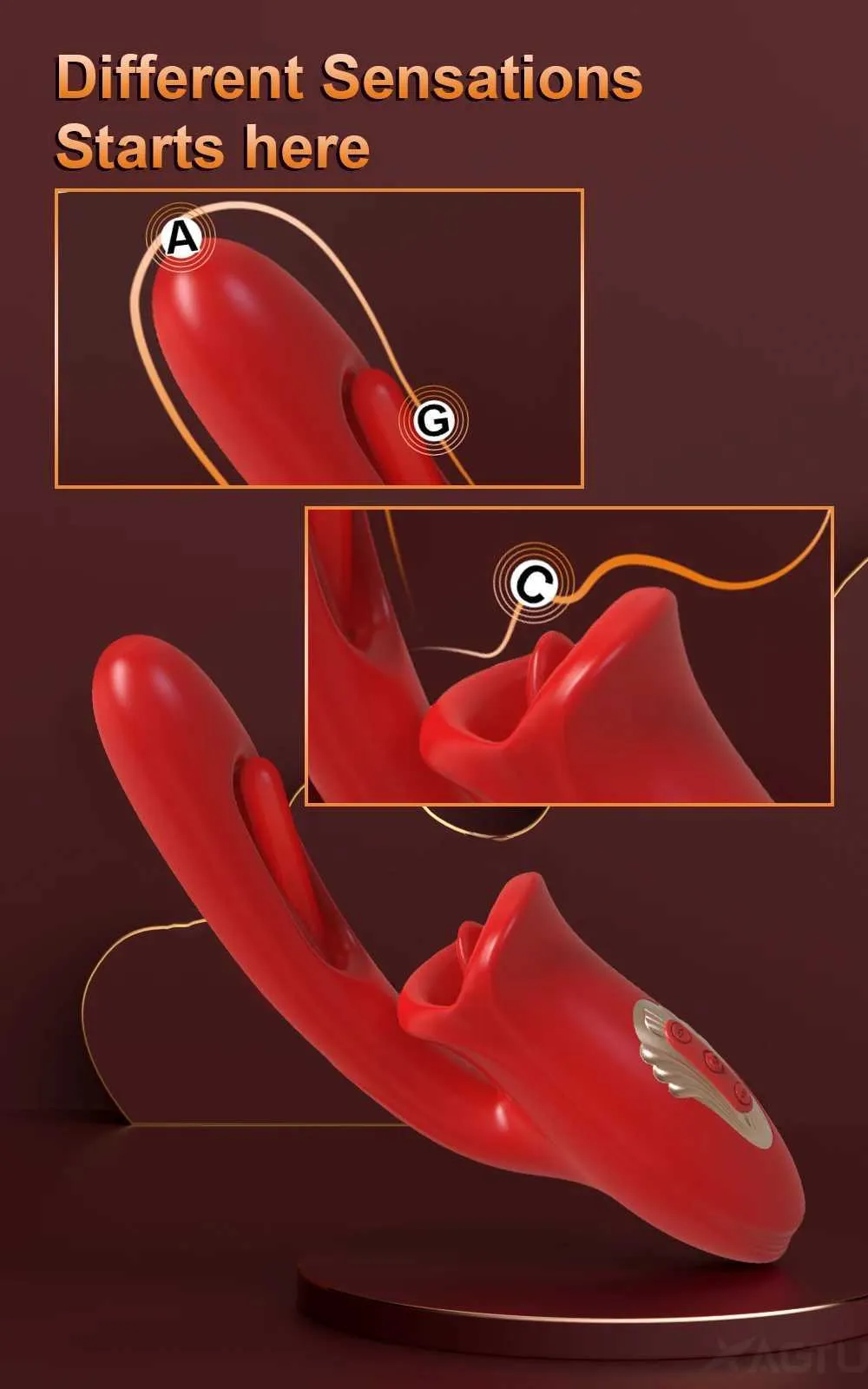 Altri oggetti di bellezza per la salute che toccano il vibratore che sbattono per le donne leccate il clitoride clitoride succhiare stimolatore potente giocattolo femminile donna adulto 18 t240510