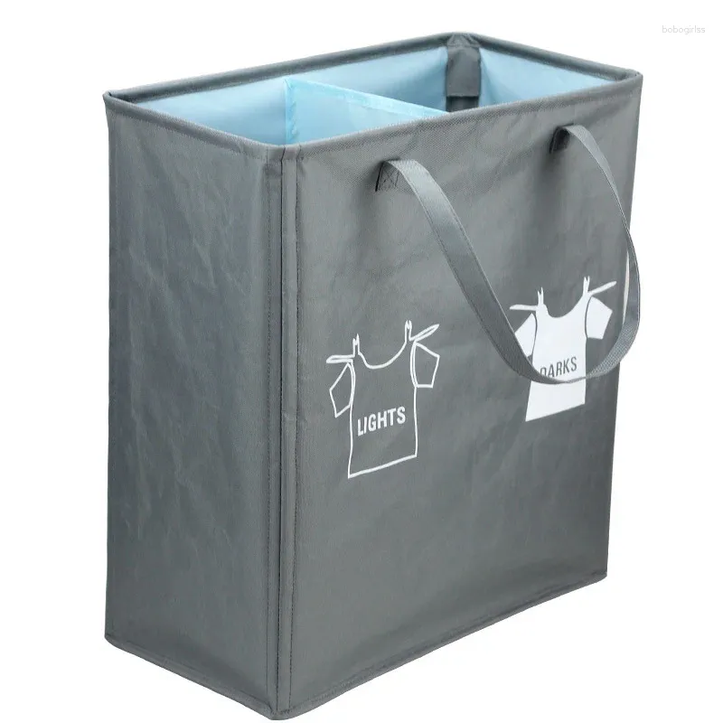 Sac à linge Panier de grande capacité Hamper Hamper Imperproof Oxford avec poignées pour vêtements Toys Rangement à domicile