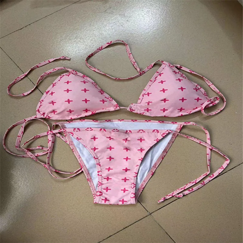 Bikini Designer Swimwear Bathing Beach Bikini Swimwear 50 Styles Sexy Womens Two Pice Set Wholesale 2 pièces Swimwear Taille S-XL G30