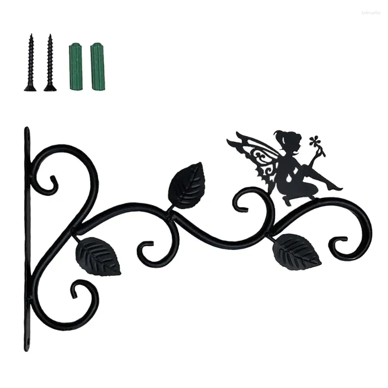 Hooks Flowerpot Wall Hanger Basket Wall-mounted Planter Lantern Bracket Iron Hanging Stand Hook