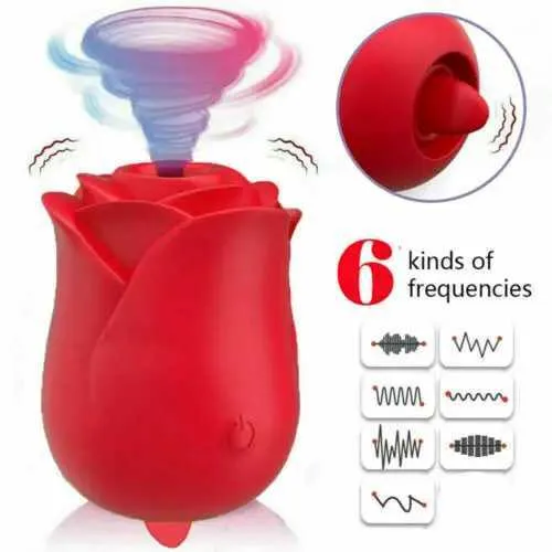 Diğer sağlık güzelliği öğeleri kadınlar için kadın marbation oyuncakları gül emme vibratör 10 spd titreşimli klitorat