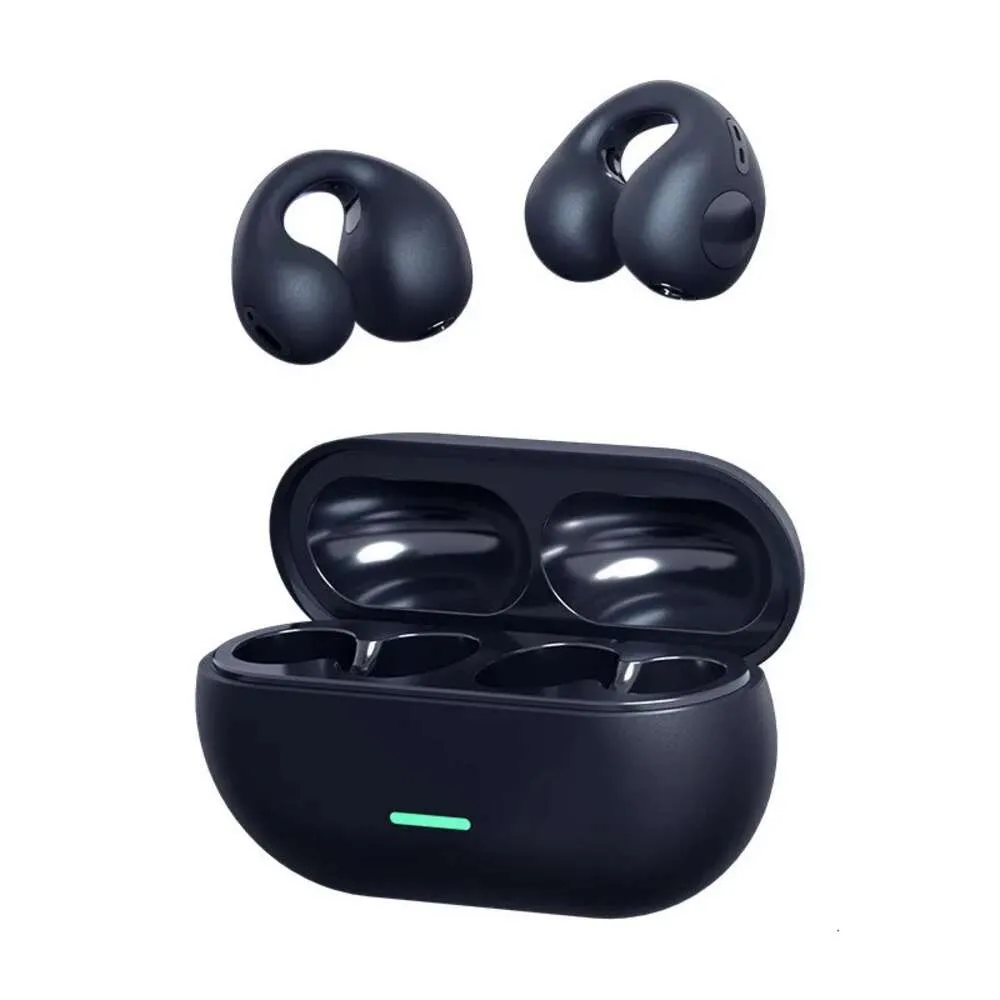 Clipe em fones de ouvido Bluetooth 5.3 Sports Wireless Condução de ar com redução de ruído ativo