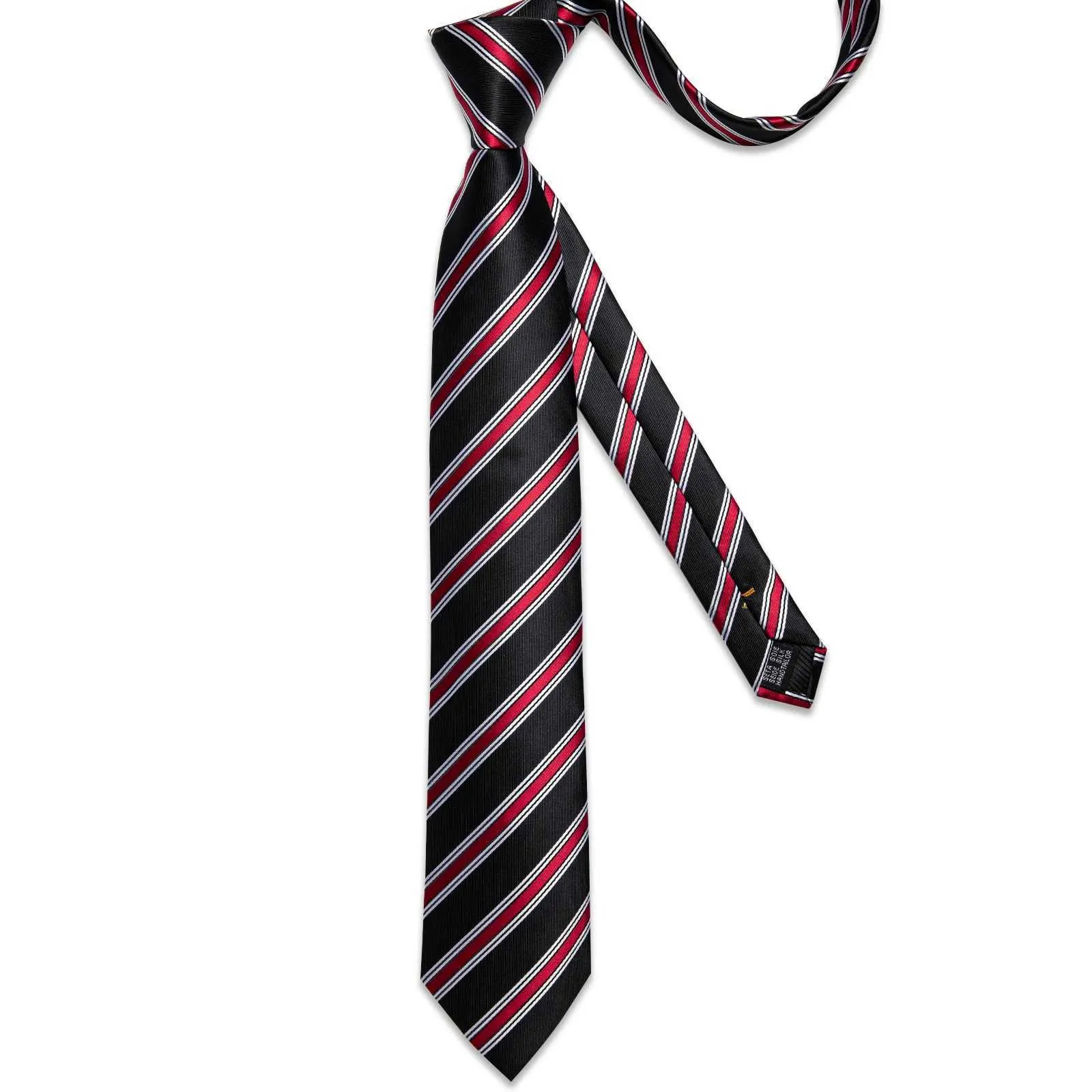 Набор галстуков роскошной дизайнер красные полоса
