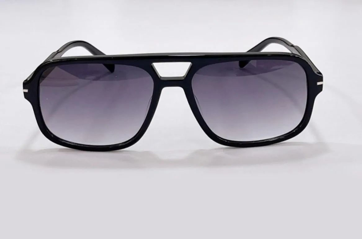 Lunettes de soleil ombrées Blackgrey brillantes 0884 Falconer Designers Sun Glasses For Men Women Fashion Eyewear Accessoires avec Box1261580
