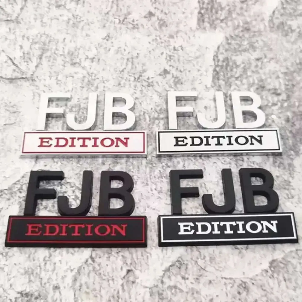 Party 1PC SubliMation Veteran Edition Decoration FJB Car Sticker för lastbil 3D Badge Emblem Decal Auto Accessories Wholesale FY3775