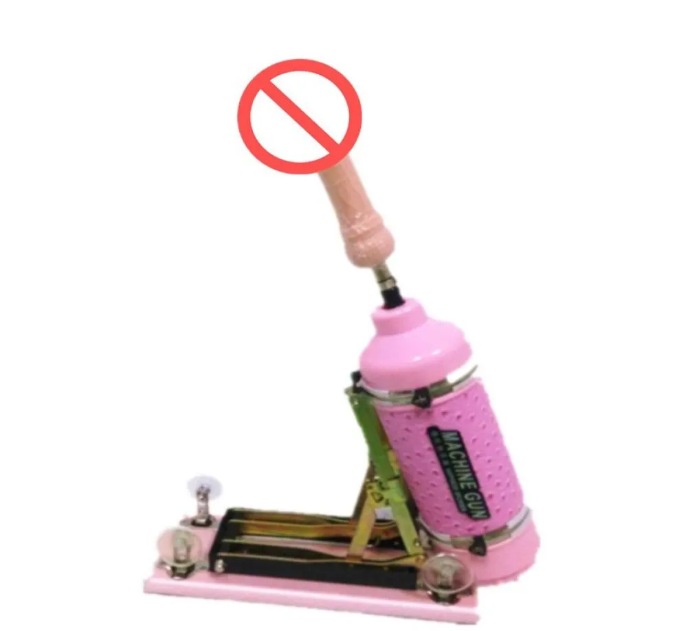 2017 Nieuwe bijgewerkte roze krachtige automatische geslachtsmachines met dildo climax machine love machine beweging snelheid0 415 timesminut6365221