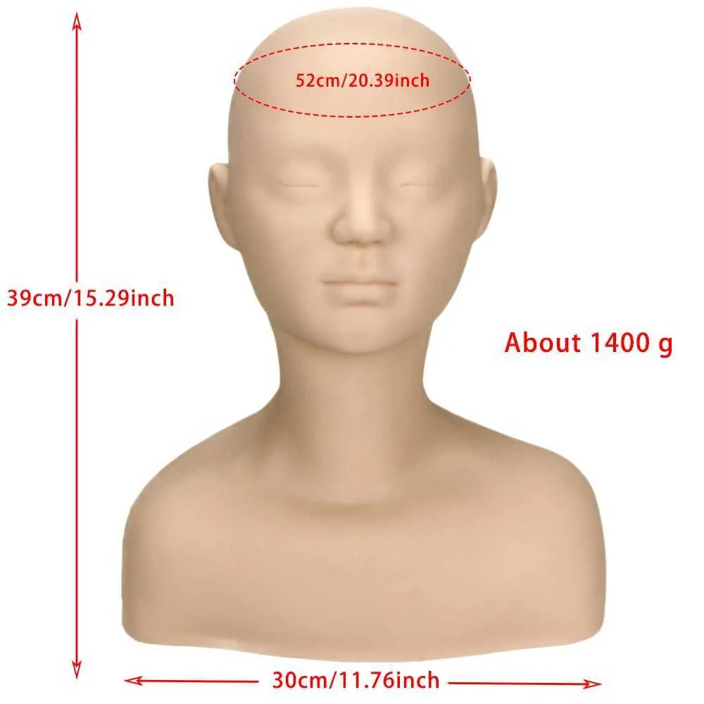 DHgate.com:Professional Soft Massage Model Half Mannequin Head for ...