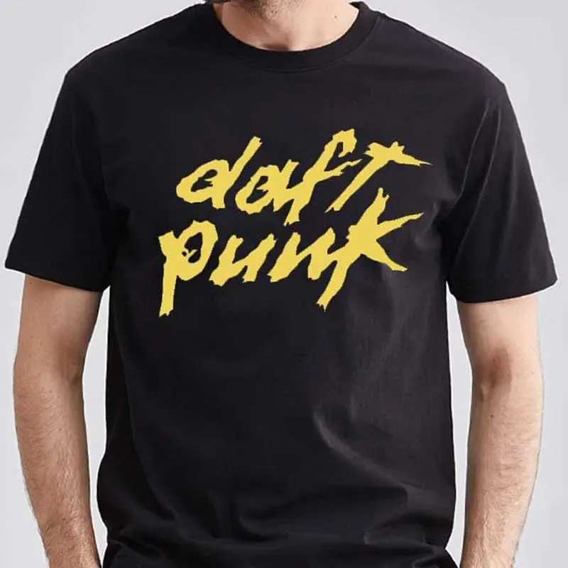 T-shirts masculins t punk imprimé tshirt cool électronique house musique strtwear danse dj tops vintage mâle court slve vêtements ropa hombre t240510