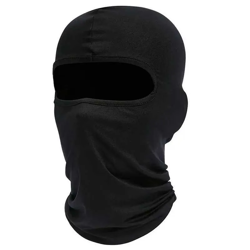 Fashion Face Masks Neck Gaiter Mens Full Face Ski Mask Balaclava Black Covering Gait Q240510