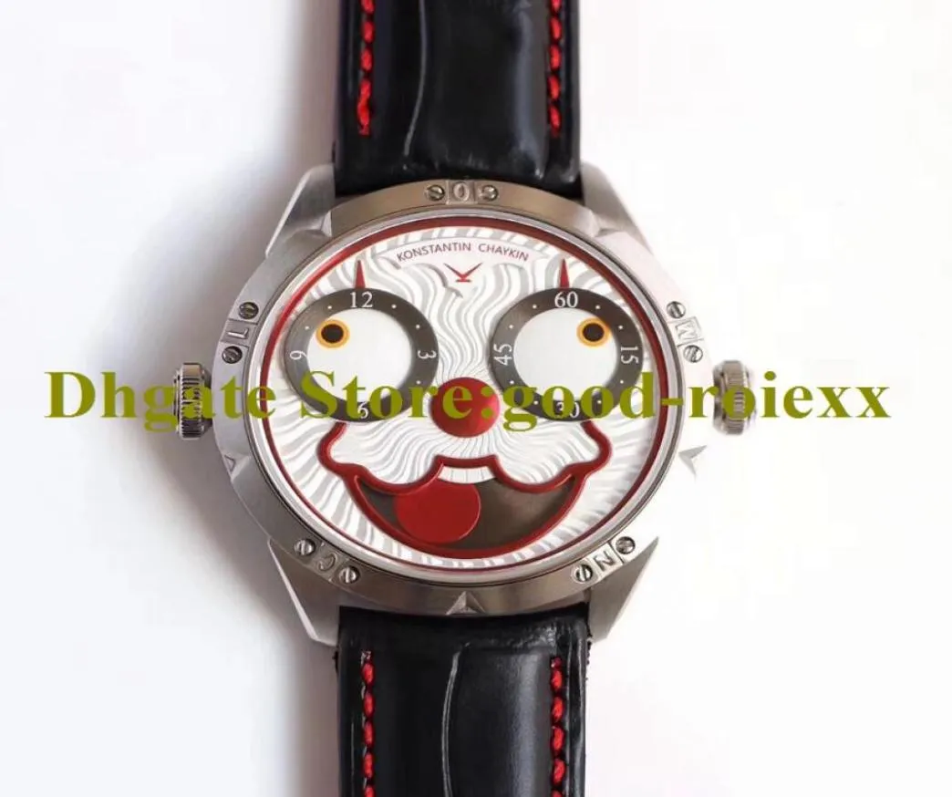 7 Style Mens Watch TW Factory V3s Version Konstantin Chaykin Joker Time Moonphase Display Automatic Leather Moon Watches Men Wrist3258022