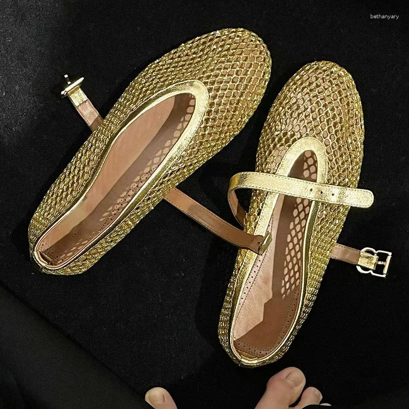 Scarpe casual sandali sandali a colore solido cintura di fibbia zapatos para mujer tondo tondo piatto con comode chaussfure di moda femminile femminile