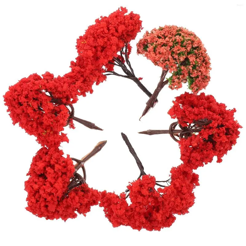 Fleurs décoratives Greenery Decor Micro Landscape Trees Mini For Garden Simulation Toys décorations