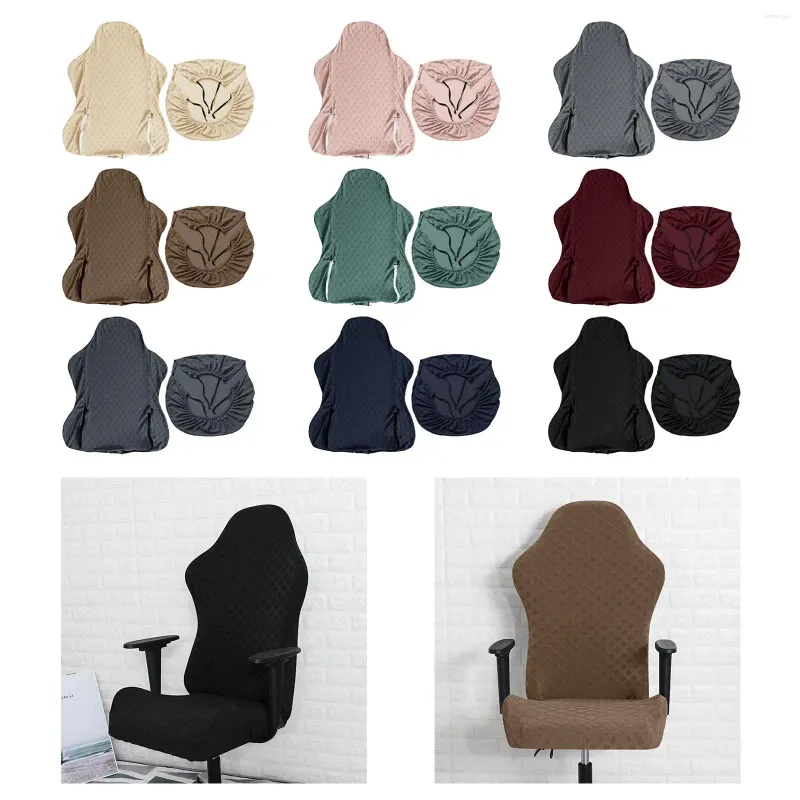 Chair Covers Office Racing Computer Slipcover stofdichte rekbare afneembare internetcafé stoel Cover Anti Dirty Duurzaam accessoire