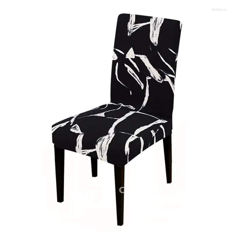 Coperture per sedie Copertura colorata tratto seggiolino da pranzo universale stampato per cucina soggiorno santa decorazione