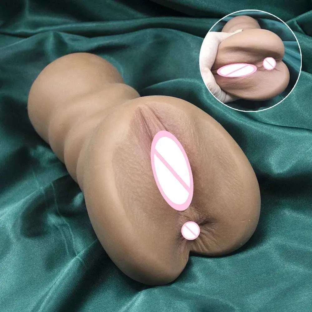 Altri oggetti di bellezza della salute Resid vagina tasca vaginale artificiale per uomini Dual canali seducenti seducenti giocattoli marbatori maschi marbatori forniture per adulti T240510