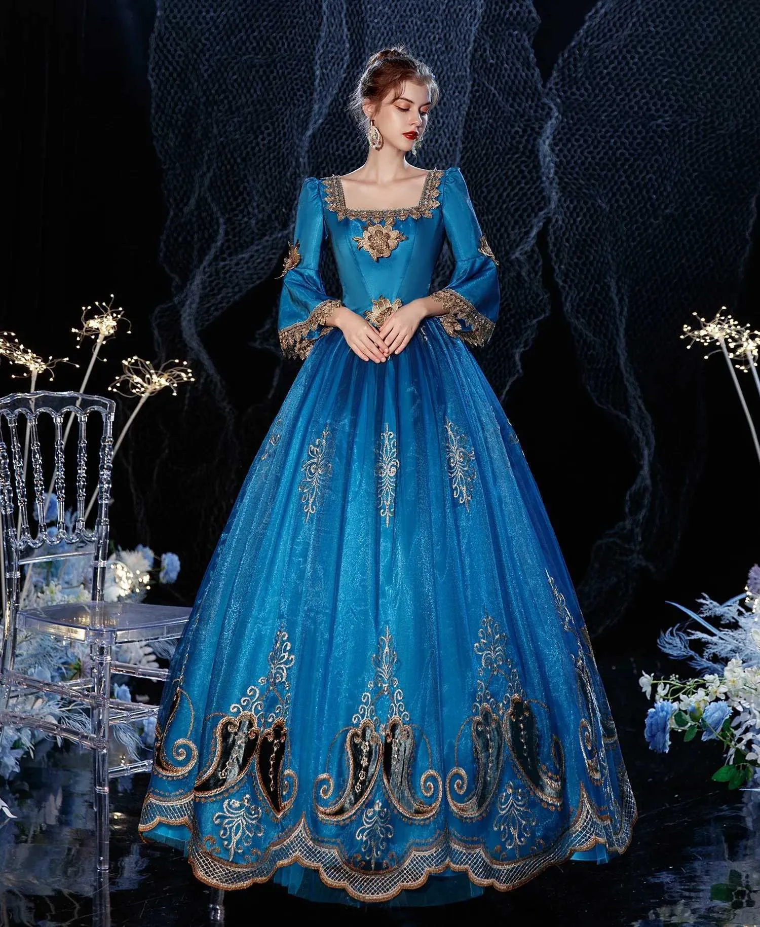 Marie antoinette masquerade dress hot sale