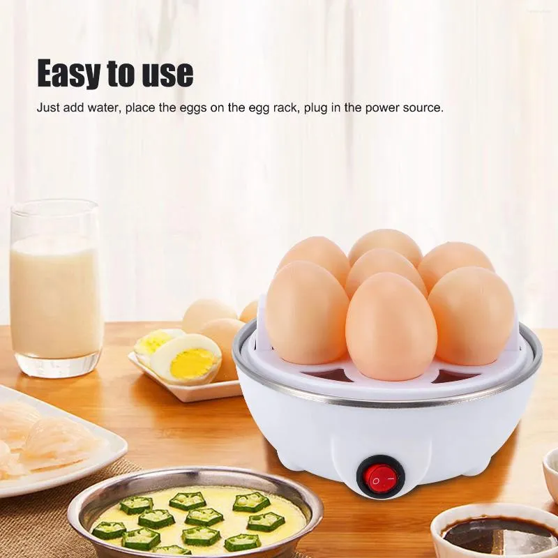 Double Boilers Electric Eggs Boiler Multifunctional Mini Cooker Steamer Poacher For Kitchen Use