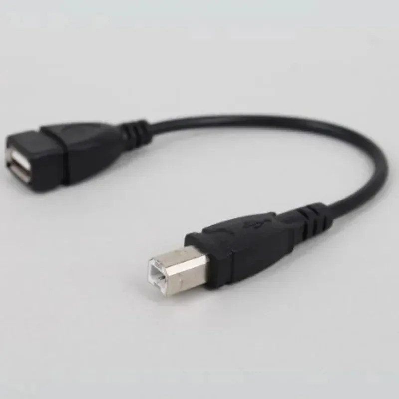 New USB 2.0 Type A Female To USB B Male Scanner Printer Cable USB Printer Extension Cable Adapter 50cm Computer Connecting