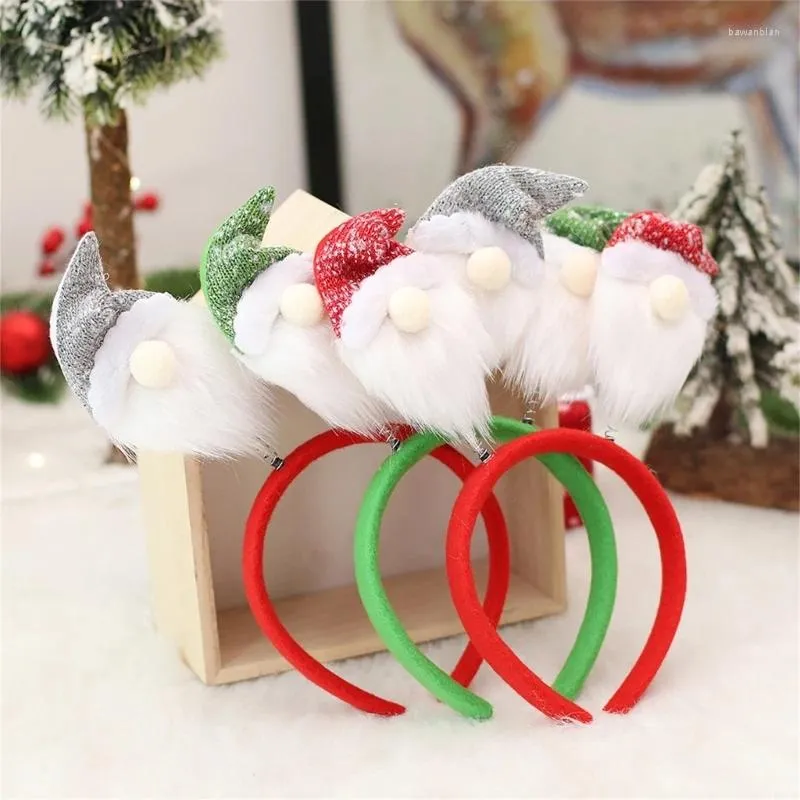 Forniture per feste Christmas Decorative Headband Festival Double Head Dwarf Bambore Canate Decorazione della sala per le vacanze