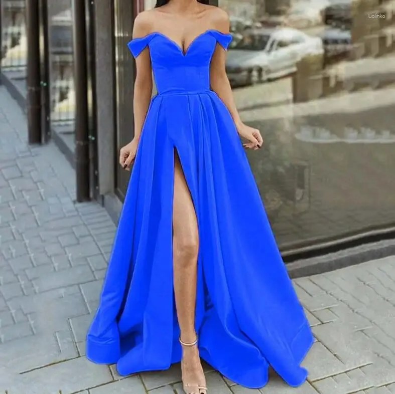 knee length dresses for ladies Flowing Dropped Waist Maxi Dress - Cream main image 0