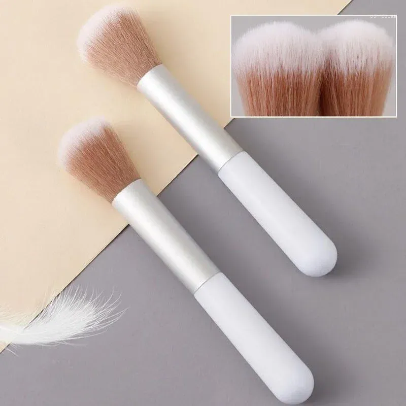 Pincéis de maquiagem destacando a base do pincel Brilhando o contorno Blush Loose Powder Beauty Tools para maquiagem de suprimentos