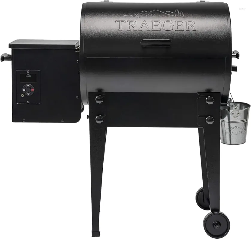 Tools Traeger Grills Tailgater Portable Electric Wood Pellet Grill And Smoker With Folding Legs