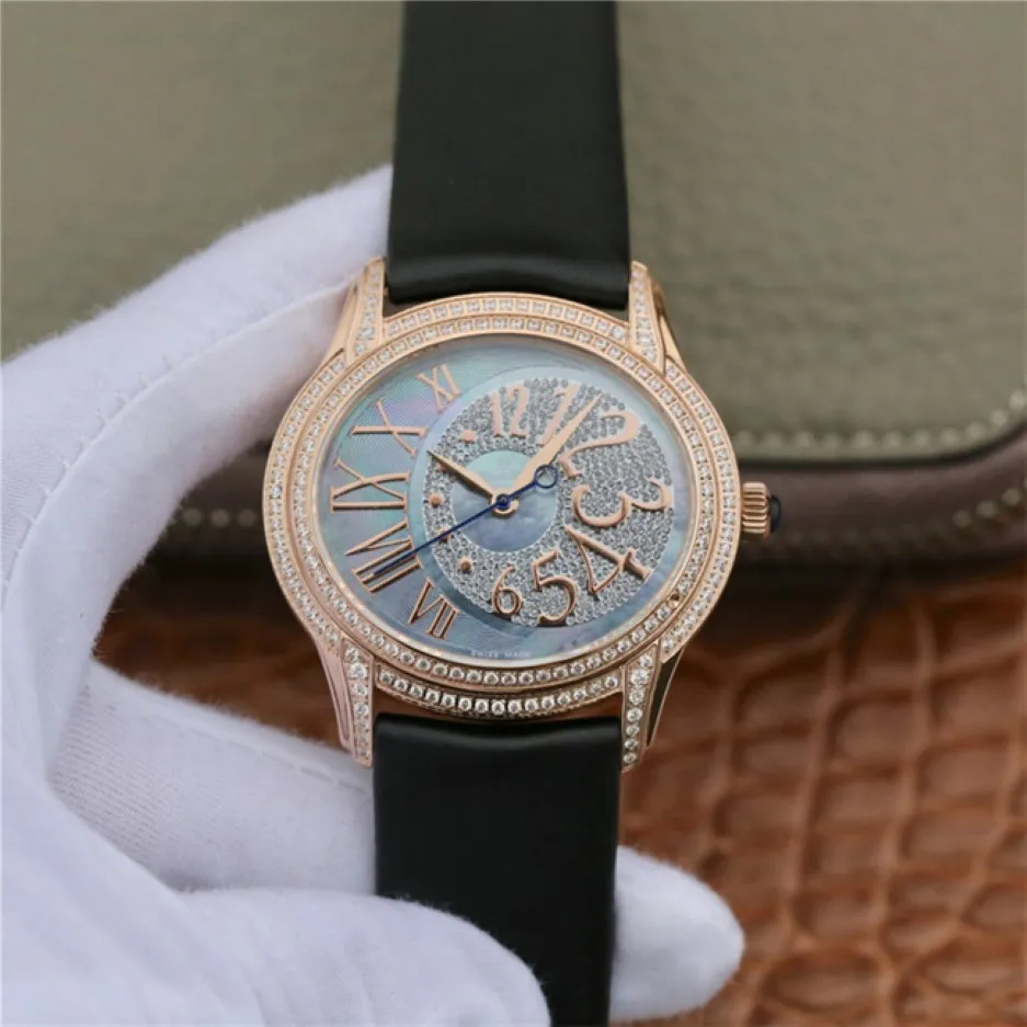 77303bc Diamond Watch Montre de Luxe 35mmx39 5mm Автоматическое механическое движение из нержавеющей стали.