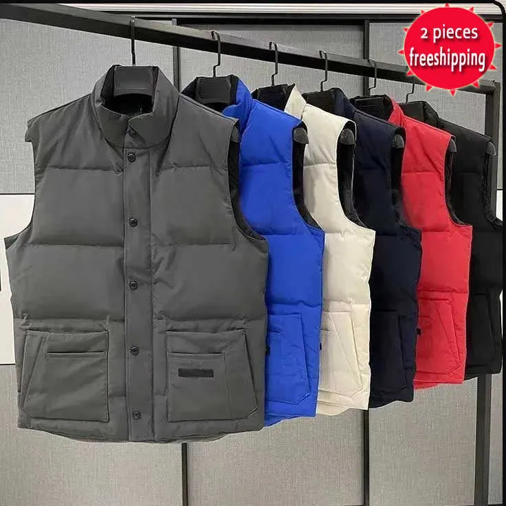 Od kanadyjskiej męskiej kamizelki puffer kurtka Parka Designer Kurtki kamizelki kamizelki kobiety Winter Goose Coat Rozmiar odzieży wierzchniej S-3XL 07 3MHI