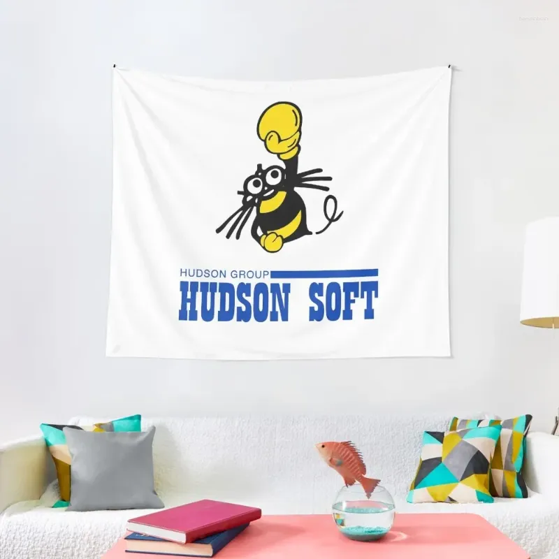 Tapestries Hudson Soft Boxing Bee Logo Essentiële Tapestry Slaapkamers Decor Mushroom