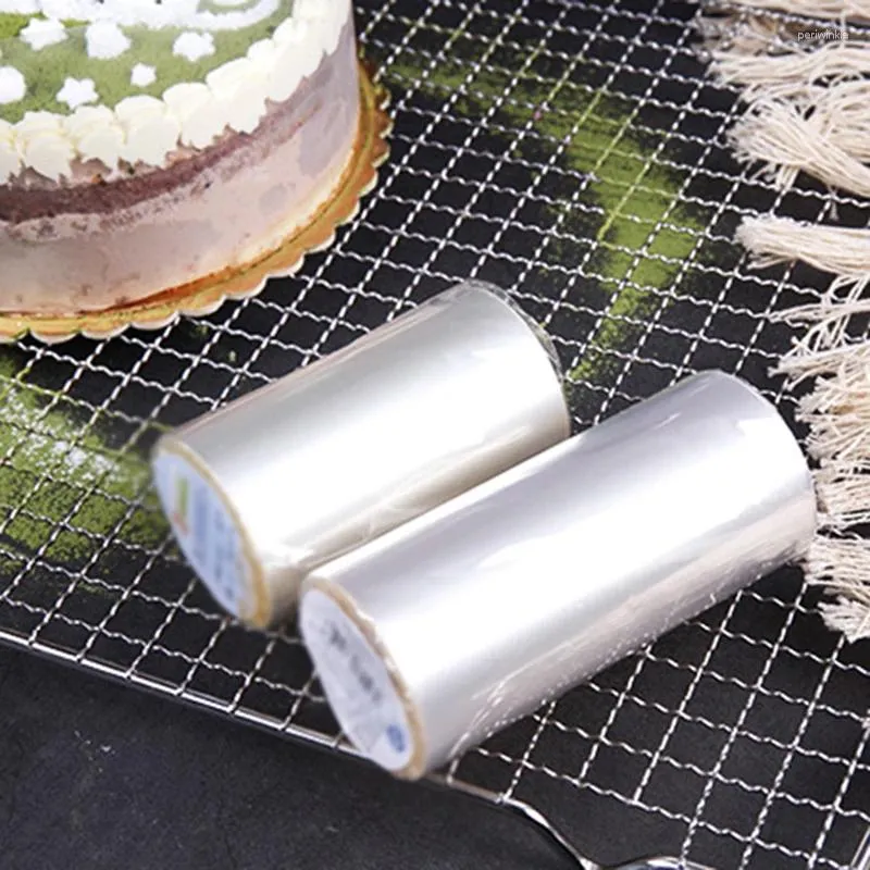 Bakning formar justerbar mousse ring runda mögel kaka kant krage film kök tillbehör diy verktyg kakor dessert dekoration