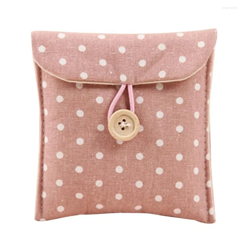 Sacs de rangement Femmes Filles Linette Small Dot Bouton Pouche du portefeuille Pobine de porte