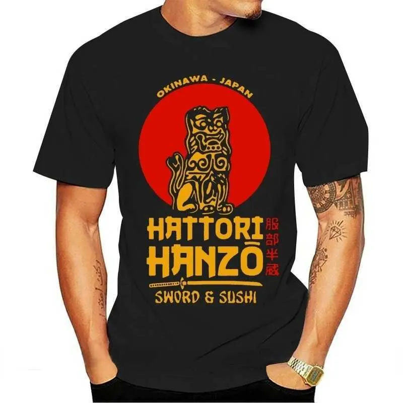 Frauen T-Shirt Mode Männer T-Shirt Hatori Hanzo Japanische Samurai Schwert Grafik T-Shirts Männer Kleidung Sommer Übergroßes T-Shirt Roupas Maskulinas T240510